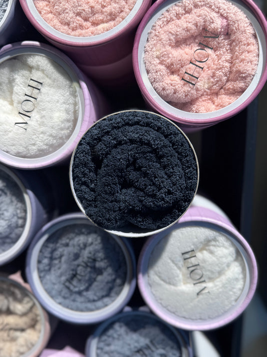 Microvezel handdoek ZWART