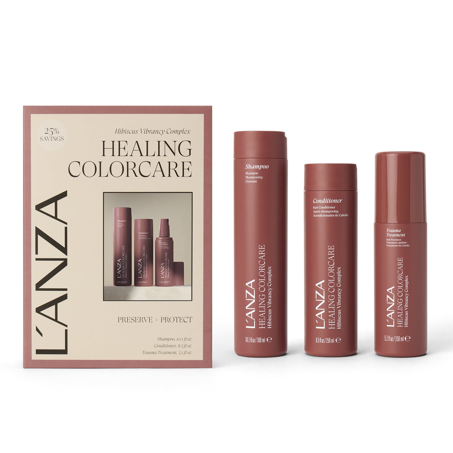 LANZA Healing Colorcare pakket 2+1 GRATIS
